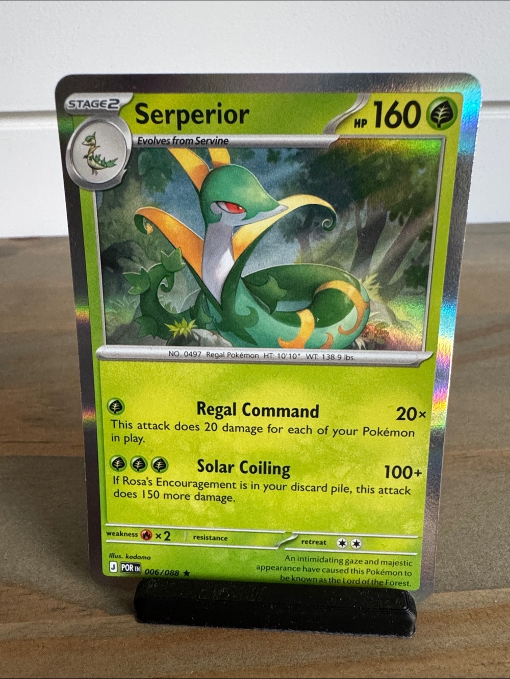 Pokémon | Perfect Order #006/088 (Holo): Serperior (2026) - Trading Card